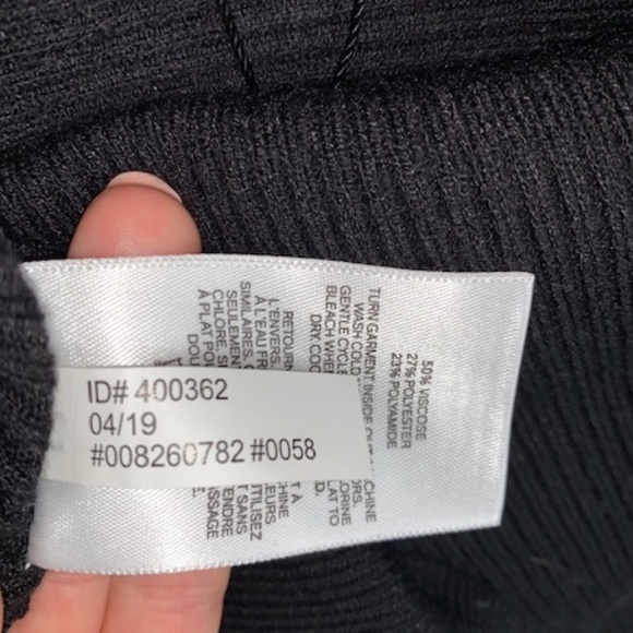 NWT • Express • Boatneck Ribbed Dolman Sweater • S - Picture 10 of 11